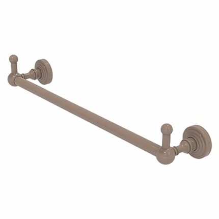 Allied Brass WP-41-24-PEG-SHB Waverly Place Collection 24 Inch Towel Bar with Integrated Hooks, Shaded Beige