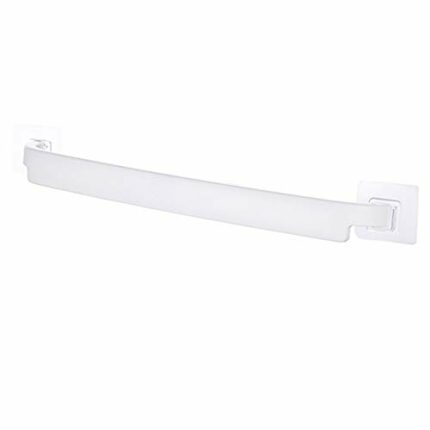 N/A Useful Plastic Wall Mounted Bathroom Towel Holder Bar Shelf Self-adhesive Rack Paper Roll Holder Hanging Hook Bathroom Supplies (Color : Arge