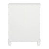 WALNUT Bathroom Floor Storage Cabinet With 2 Door Shelves 60x34.5x77CM Carved Cabinet White
