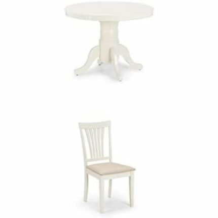 Julian Bowen SET OF STANMORE DINING TABLE + 4 CHAIRS