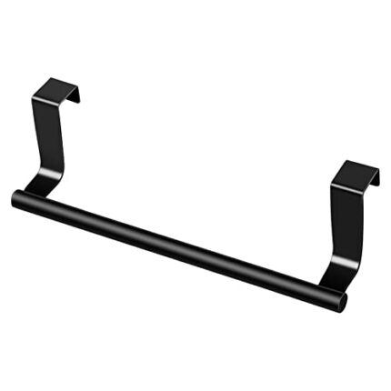 Over Door Towel Bar, Over Door Towel Rail, Over the Cabinet Towel Rail Over The Door Tea Towel Holder Towel Rack No Drilling for Kitchen and Bath