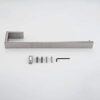 Towel Rails Stainless Steel Wall-Mounted Towel Rack For Kitchen Perforated Towel Ring For Bathroom 35CM(Color:Brush)