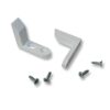 Toilet Bumpers Wobbly Toilet Loo Seat Stabilisers Stop Children Slipping Sliding Set of 2 (White)