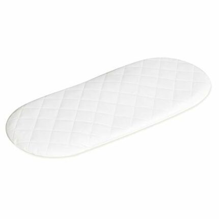 Linens Limited Deluxe Quilted Moses Basket Mattress, 74 x 28 x 3.5 Cm