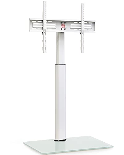 FITUEYES TV Floor Stand for 32 to 60 inch, Universal TV Stand Height Adjustable, Swivel, Cable Management Max VESA 600x400mm Black