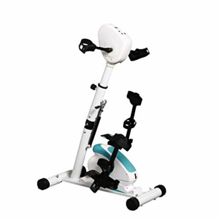 LUNEZY Pedal Trainer Electronic Physical Therapy Rehabilitation Stationary Fitness Bike,Arm and Leg Exerciser Machine for Handicap Disabled Strok