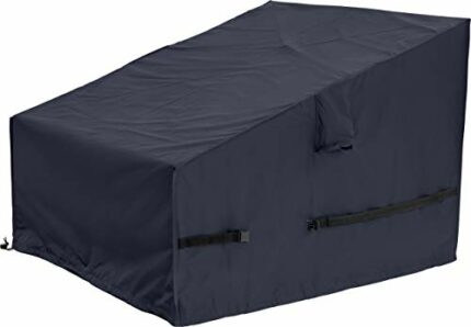 POLYTUF Heavy Duty Garden Furniture Cover in Dark Grey Suitable For a Single Lounge Chair (Size: H 70 x D 95 x W 85 cm) 2 Year Guarantee