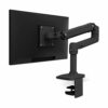 Mounting kit (articulating arm, desk clamp mount, extension adapter, grommet-mount base, 7" post) for LCD display - polished aluminium - screen s