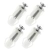 4 PCS Toilet Seat Fittings ,Stainless Steel Toilet Lid Top Seat Hinges Screws and Toilet Seat Fixings Bolt Expanding Nylon Nuts Screws Toilet Sea