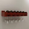 EYLINK Wall Shelf Creative Solid Wood Wine Glass Rack/Bottle Rack, Restaurant And Bar Upside Down Wine Rack, Wall-Mounted Storage Rack That Can B