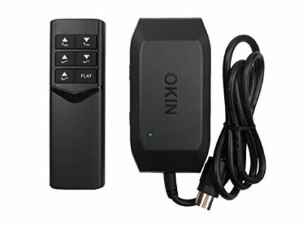 Okin Remote Control for Lift Bed Electric Motorised Network Motor with Two Motors Télécommande sans fil Black