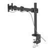 Newstar FPMA-D960 Full Motion Desk Mount (clamp) for 10-30" Monitor Screen, Height Adjustable - Black