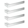 HIGOH Towel Racks,Towel Holder Towel Rail for Bathroom, Bathroom Towel Bar Towel Holder, Stainless Steel Hand Towel Holder, Wall Mounted Towel Ha