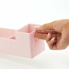 mDesign Medicine Box with Side Handles for The Bathroom – Stackable Pill Box with 7 Compartments for Medicines, Vitamins or Plasters – Medicine O