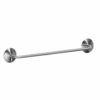 mDesign Set of 2 Self-Adhesive Kitchen Towel Rail - Durable Steel Dish Cloth and Towel Rack - Stick-On Towel Holders for the Kitchen - Matte Silv