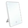 Raxter Lighted Makeup Mirror with 16 LED Lights Touch Screen Magnifying Tabletop Vanity Mirror Portable Light Up Cosmetic Dressing Table Mirror A