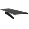 VIVO Easy TV and Monitor Top Shelf Mounting Bracket with 12 inch Wide Padded Platform and Rotary Clamp, Holds Small Speakers, Streaming Devices,