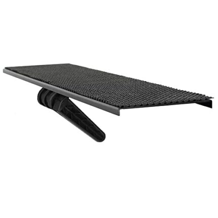 VIVO Easy TV and Monitor Top Shelf Mounting Bracket with 12 inch Wide Padded Platform and Rotary Clamp, Holds Small Speakers, Streaming Devices,