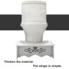 RUITASA Poop Stool Adult Toilet Stool, Poop Stool Adult Toilet Stool, Foldable Poop Stool for Bathroom for Toddler and Adult Bathroom Stool(White