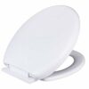 Mass Dynamic Soft Close Toilet Seat with Quick Release for Easy Cleaning Toilet Seats, Easy Top Fixing with Adjustable Hinges, Standard Oval Toil