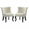 HULALA HOME Velvet Dining Chair Dressing Vanity Chairs Kitchen Upholstered Accent Chair with Black Legs for Dining Room Living Room Bedroom (1, B