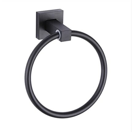 HIGOH Towel Racks,Bath Towel Holder,Bathroom Hand Towel,Space Alumiwall-Mounted round Towel,Bathroom Towel Holder,Towel Rack for Bathroom Accesso