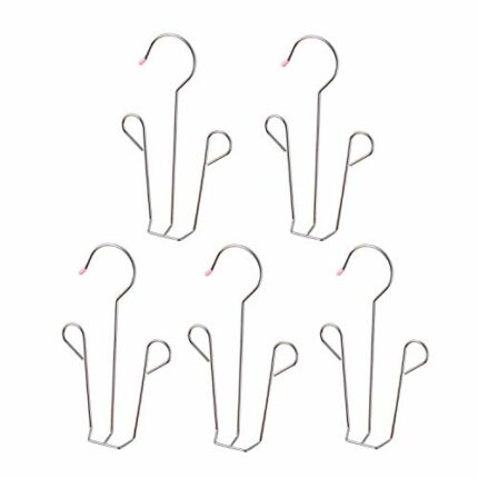 Andmeng Hanging Shoe Rack Storage For Wardrobe,Shoe Tidy Space Saving Shoe Storage Solutions Small Shoe Storage Accessory Narrow Space(5PCS)