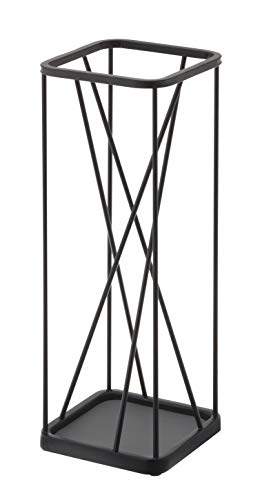 Yamazaki Umbrella Stand, Steel, Black, One Size