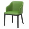 dining chair Kitchen Dining Room Furniture Chairs Living Room Armchair Modern Leather High Back Padded Soft Seat Dining Chairs Black Metal Legs L