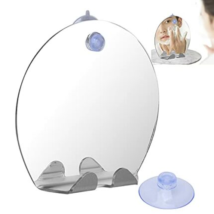 Fogless Bathroom Shaving Mirror, Anti Fog Waterproof & Shatterproof, Shower Makeup Shave Mirror, Anti Fog Bathroom Shaving Mirror Lightweight Por