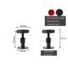 OUKEYI 4 Pack Adjustable Threaded Bed Frame Anti-Shake Tool,Bed stoppers, Headboard Stoppers，Wall Bed headboard Anti-Shake Fixer for Beds Cabinet