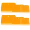 6Pcs Filler Applicator Kit, Reusable Scraper Set, Body Filler Spreaders Automotive Body Fillers, Plastic Scraper Spreader for Applying Fillers, G