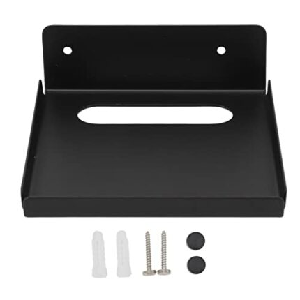 Fdit TV Screen Top Storage Shelf, Small Thickened Projector Shelf Storage Rack Set Top TV Box Set Top Box for TV Accessories WiFi Router