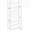 Whitmor Shoe Tower, Resin, White, 30 Pair (10 Tier)