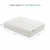 SZsuilong Small Double Mattress 120 x 190 x 26cm, 4FT Memory Foam Sprung Mattress, 10.2 Inch Hybrid Mattress with Comfortable Foam and Pocket Spr