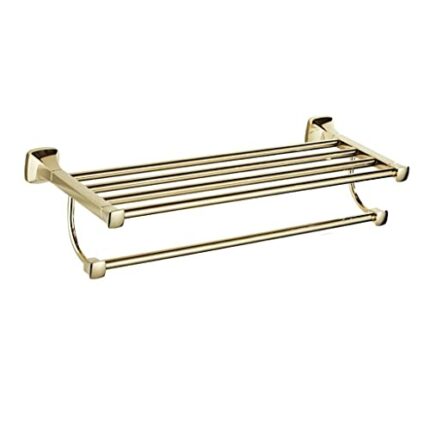 HIGOH Towel Racks, Bathroom Towel Rack Wall Mounted Towel Holder,Bathroom Accessories Towel Rack,Bathroom Shelf,Towel Holder,Bath Hardware