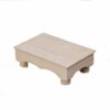 Wooden Comfortable Child Squatting Step Toilet Stool,Simplicity Non-Slip Bathroom Squat Aid Tool,Thicken Bathroom Double Stool Toilet Squatting,A