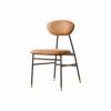 DINGZZ Dining Chair Minimalist Home Iron Backrest Dining Table and Chair Casual Industrial Style Chair