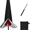 Yeemoutylo Parasol Cover Waterproof Cantilever Parasol Cover 3m Banana Parasol Cover Cantilever Windproof Garden Parasol Covers Large(265cm X 40/