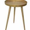 ASPECT Maxine Tripods Metal Side Table (Gold), 38 Ø x 55 H cm