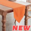 BALCONY & FALCON Table Runner, Kitchen Runner Waterproof Table Runner Modern Stain-proof Table Runner for Furniture with Tassel for Home Christma