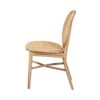 Baxton Studio Dining Chair, Rattan, Natural Brown