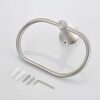 RAKUTE Towel Ring Stainless Steel Bath Towel Holder Hand Hanging Towel Hanger Bathroom Accessories,Wall Mount Towel Rail for Bathroom Kitchen Bat