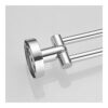 HIGOH Towel Rack Towel Bar Bathroom Rotating Towel Bar,Stainless Steel Lengthen Double Towel Holder,Towel Rack Toilet Wall Mount Towel Rack Towel