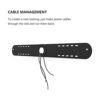 Suptek Wall Mount bracket for Sonos Playbar Sound Bar, Easy to Install Speaker Wall Mount Kit, Hold 15kgs Weight Capacity Black SPON001