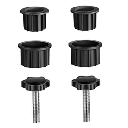 Jorzer Umbrella Base Stand Patio Umbrella Parasol Base Replacement Parts with Screws Hand Knob Parasol Patio Umbrella Base Accessories 2Sets