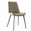 dining chair Kitchen Dining Room Furniture Chairs Matte Suede Leather Dining Chair with Backrest Water Proof PU Leather Lounge Side Chair Living