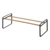 Yamazaki Stackable Home Steel | Shoe Rack, One Size, Black