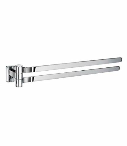 Smedbo "Ice" Swing Arm Towel Rail, Polished Chrome,40 x 4.4 x 5.7 cm