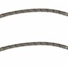 Aumix x2 (Pair) M10 (10mm) x ½” inch BSP 9mm Bore 300mm Flexible Braided Pipe Bathroom Basin Monobloc Mixer Tap Connector Hose WRAS Approved